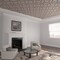 Ekena Millwork 33W x 33H x 14T Small Laird Decorative Fretwork Wood Ceiling Panels, Cherry CELW33X33X0250LRDCH - alternate 1